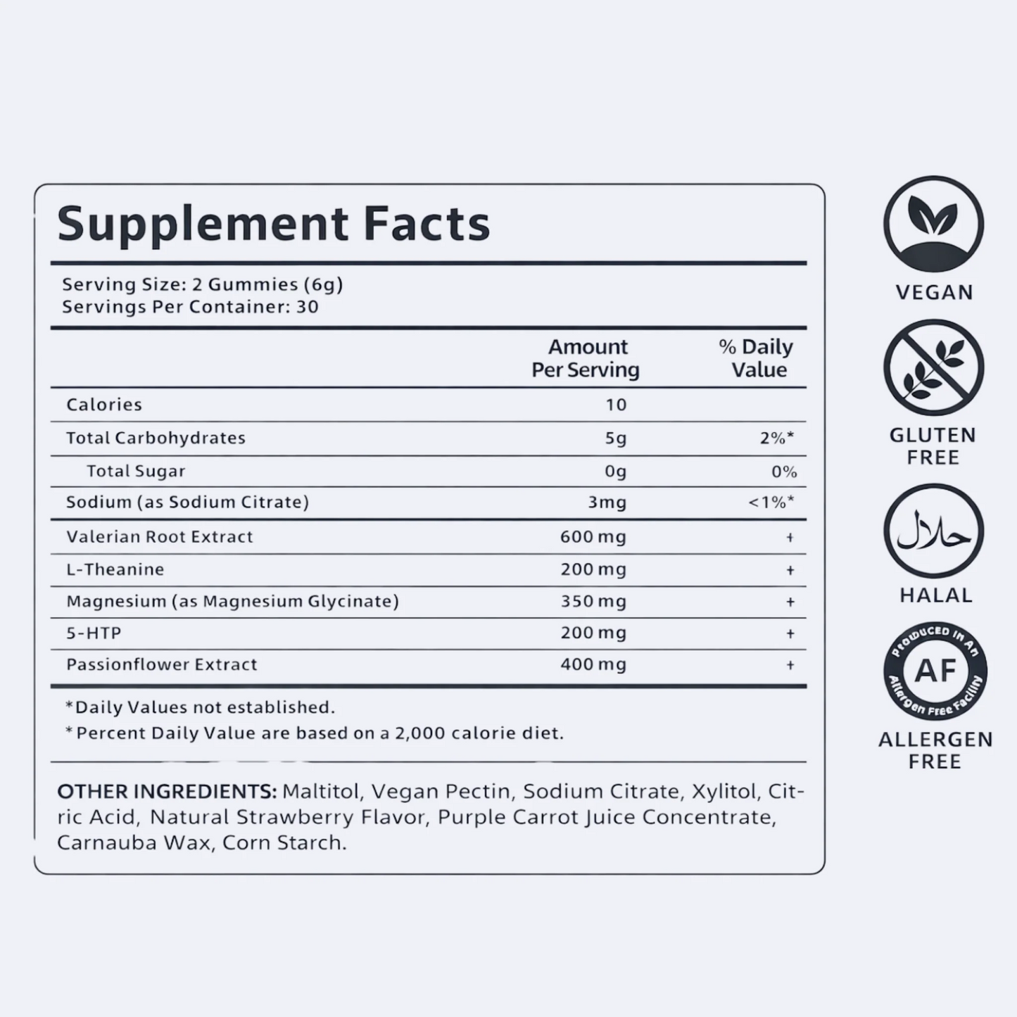LullaBites® – Sueño Natural y Reparador (Sin Melatonina)