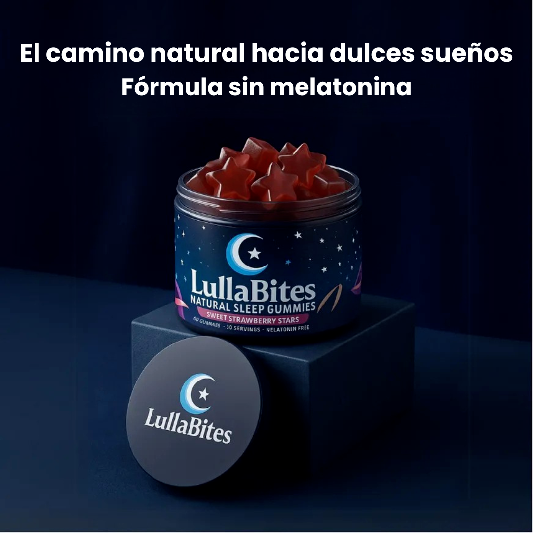 LullaBites® – Sueño Natural y Reparador (Sin Melatonina)