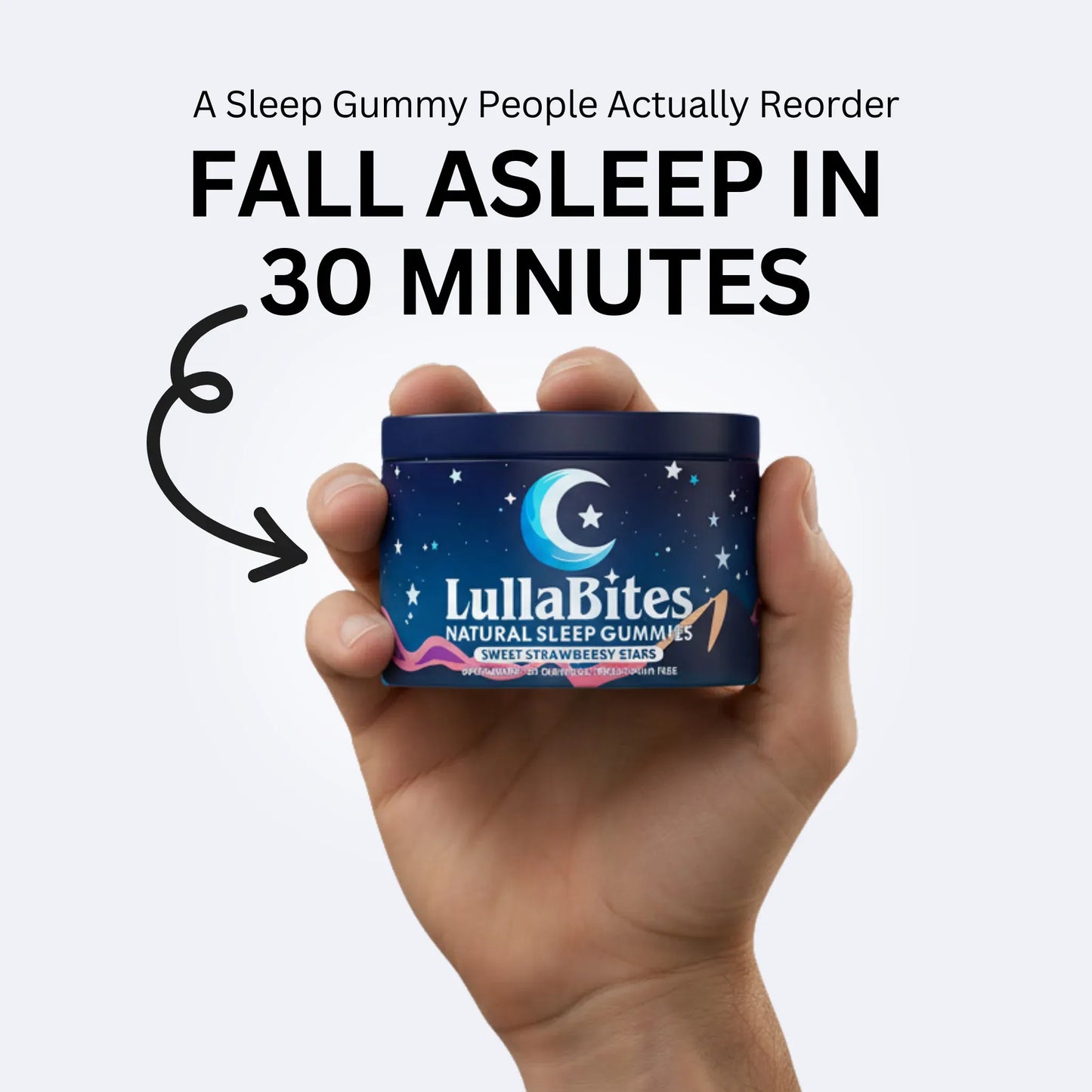 LullaBites® – Sueño Natural y Reparador (Sin Melatonina)