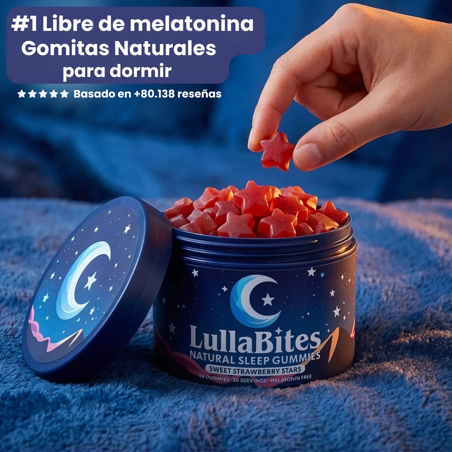 LullaBites® – Sueño Natural y Reparador (Sin Melatonina)